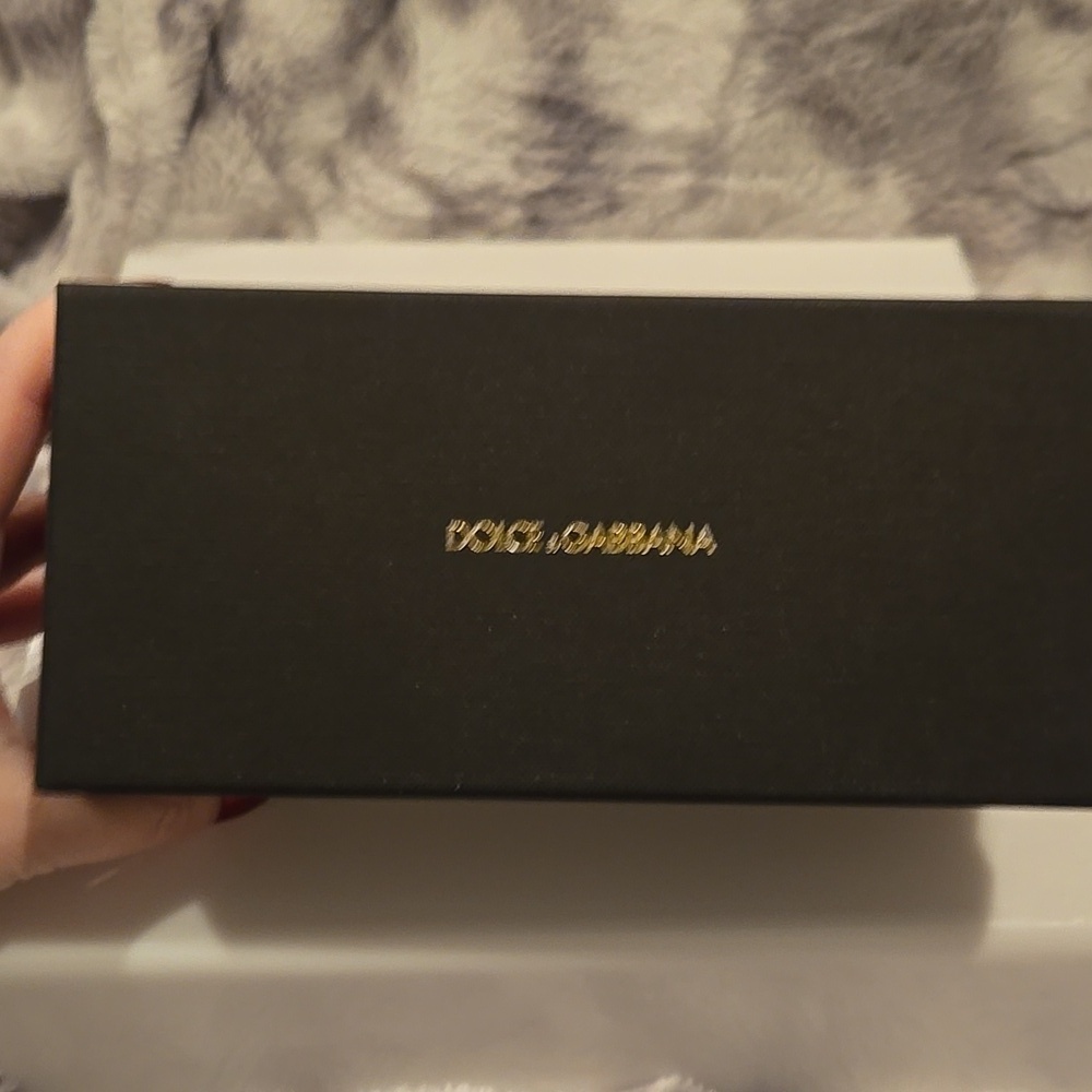 Dolce & Gabbana Black on Zebra Gray Gradient Sunglasses Brand New In Box - Picture 12 of 14